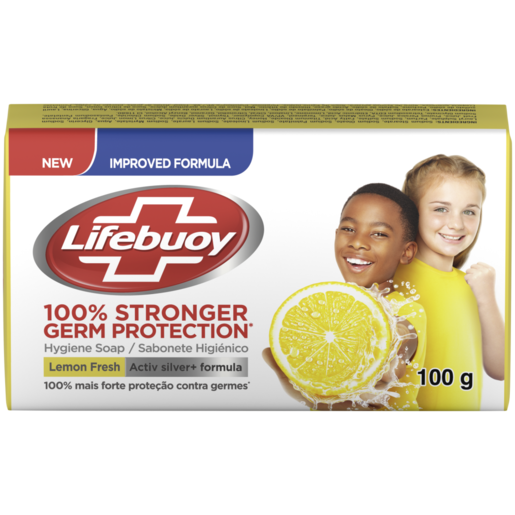Lifebuoy Lemon Fresh Germ Protection Hygiene Bath Soap 100g