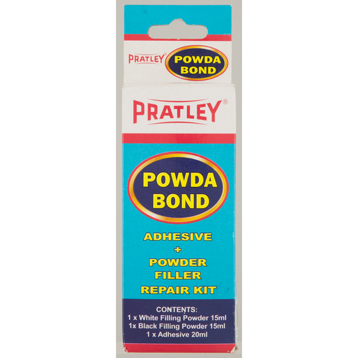Pratley Powda Bond Adhesive & Powder Filler Repair Kit 3 Piece