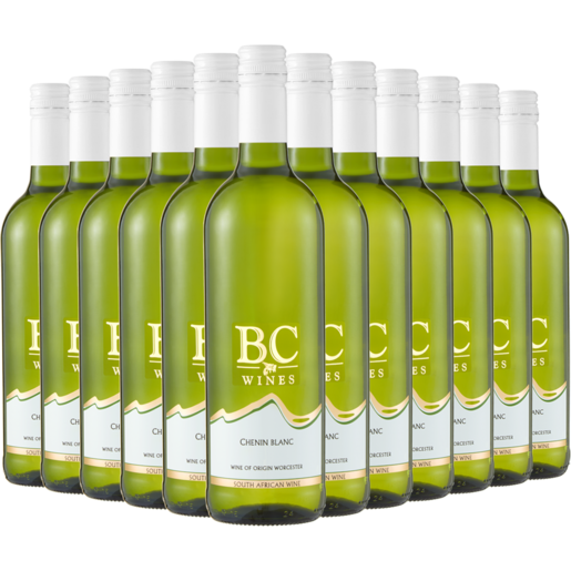 BC Wines Chenin Blanc White Wine Bottles 12 x 750ml
