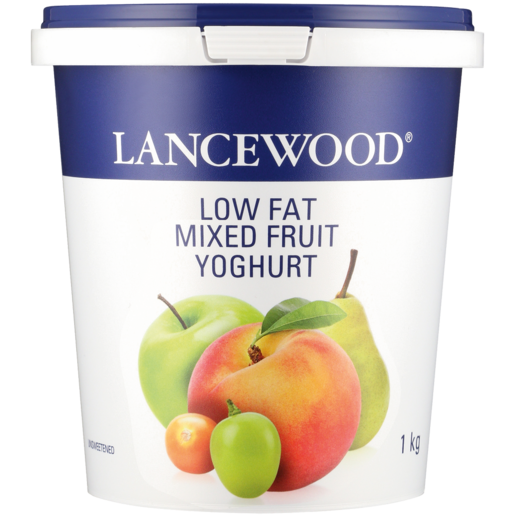 LANCEWOOD Mixed Fruit Flavoured Low Fat Yoghurt 1kg