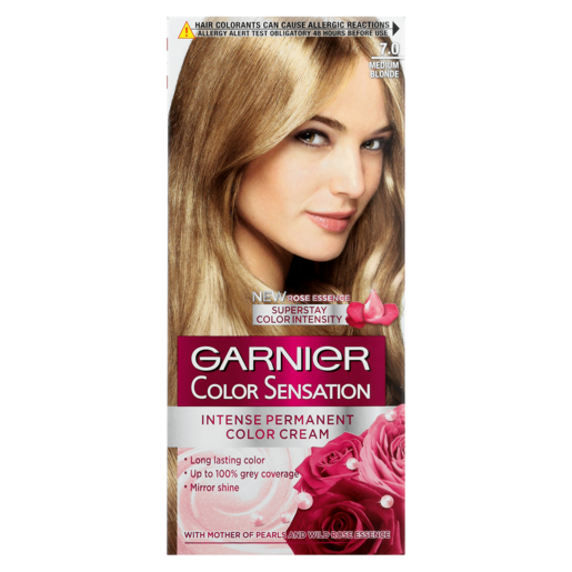 Garnier Colour Sensation 7.0 Medium Blonde Hair Colour