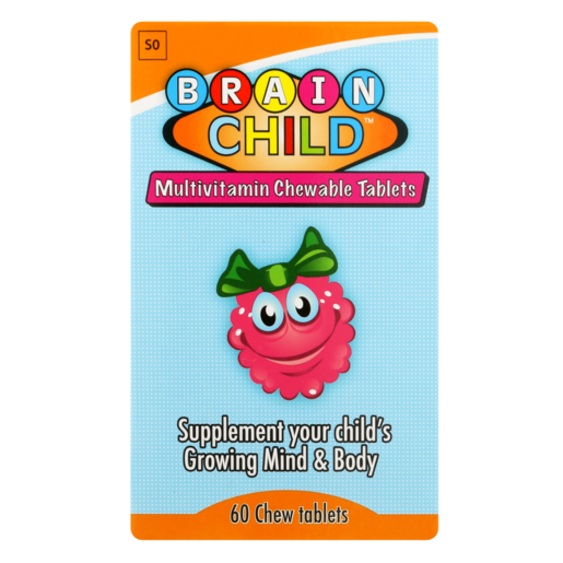 Brain Child Multivitamin Chewable Tablets 60 Pack