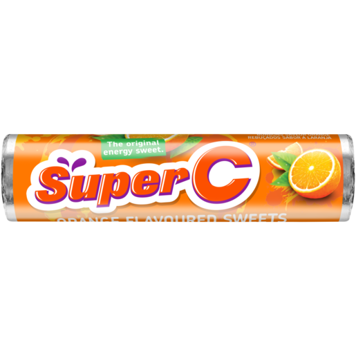 Super C Orange Flavoured Sweets 36.6g