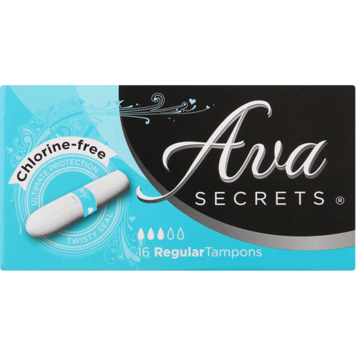 Ava Secrets Regular Tampons 16 Pack