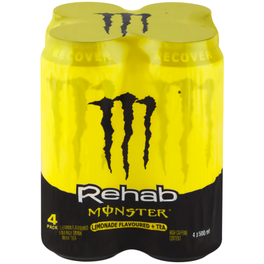 Monster Rehab Energy Drink 4 x 500ml
