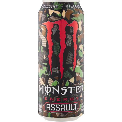 Monster Assault Energy Drink Can 500ml
