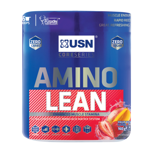 USN Core Series Fruit Fusion Flavoured Amino Lean 160g