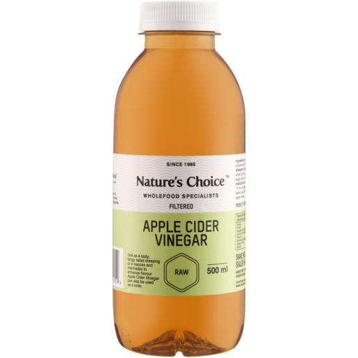 Nature's Choice Filtered Apple Cider Vinegar 500ml