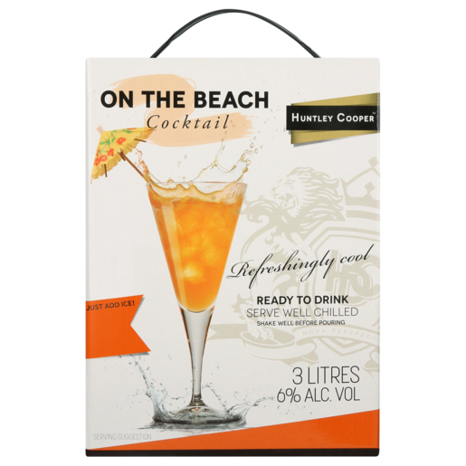 Huntley Cooper On the Beach Cocktail Carton 3L