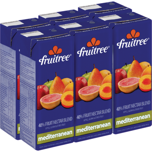Fruitree Mediterranean Fruit Juice 6 x 200ml