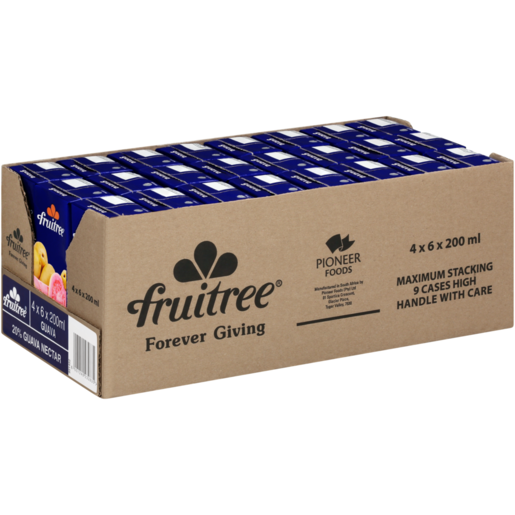 Fruitree Guava 20% Nectar Juice 24 x 200ml