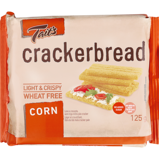 Tait's Corn Crackerbread 125g