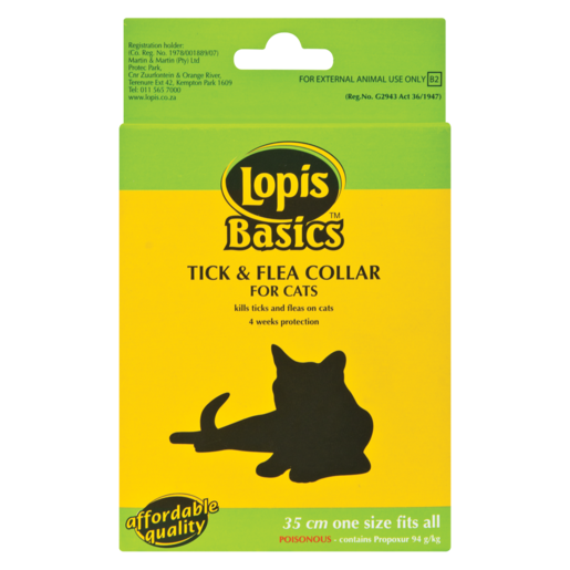 Lopis Basics Tick & Flea Collar For Cats 35cm