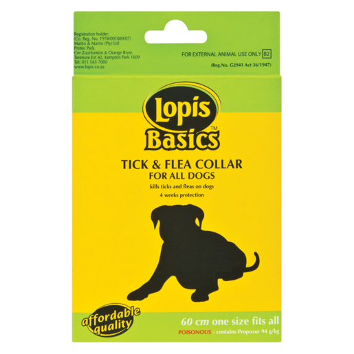 Lopis Tick & Flea Dog Collar