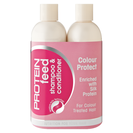 Protein Feed Colour Protect Shampoo & Conditioner 2 x 400ml