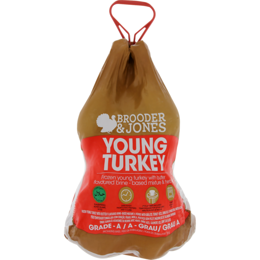Brooden & Jones Frozen Medium Turkey Per kg