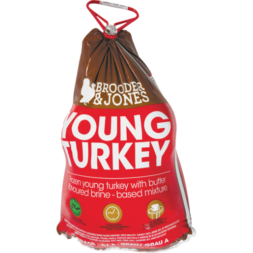 Brooden & Jones Small Frozen Turkey Per kg