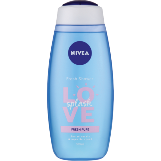 NIVEA Fresh Pure Sea Mineral & Aquatic Scent Shower Cream 500ml