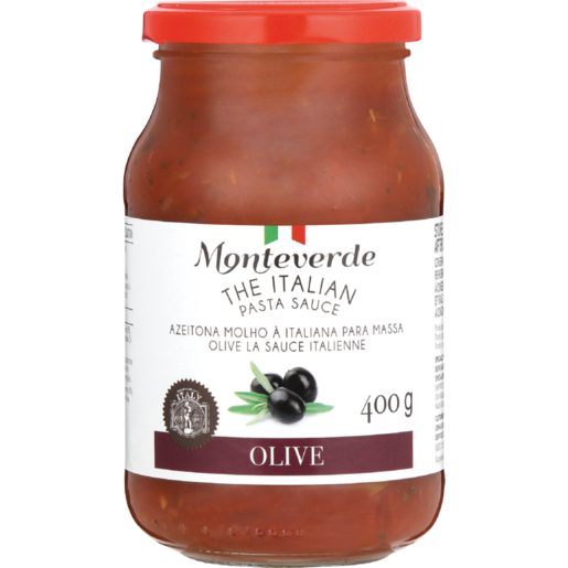 Monteverde Olives With Pasta Sauce 400g