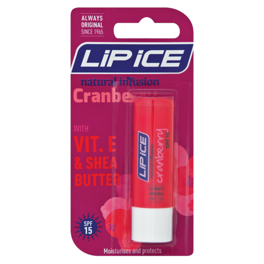 Lip Ice Cranberry Infused Lip Balm 4.5g