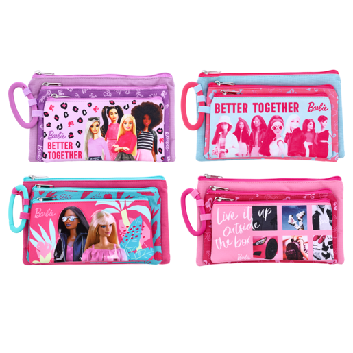 Barbie Pencil Bag 3 Piece (Assorted Item - Supplied At Random)