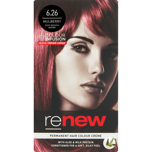 Renew Mulberry Deep Reddish Brown 6.26 Permanent Hair Colour Créme 50ml