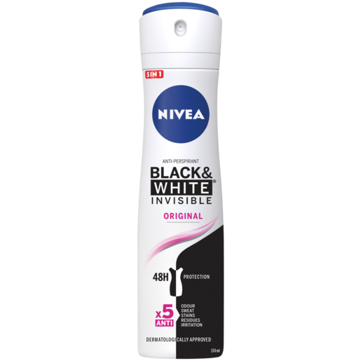 NIVEA Ladies Black & White Invisible Anti-Perspirant 150ml