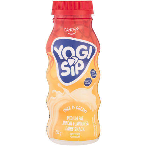 Danone Yogi Sip Apricot Dairy Snack 250g