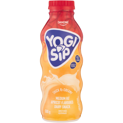 Danone Yogi Sip Apricot Dairy Snack 500g