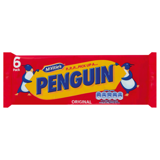 Mcvitites Penguin Milk Biscuits 6 Pack