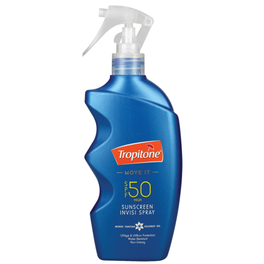 Tropitone SPF 50 Invisible Sunscreen Spray 250ml