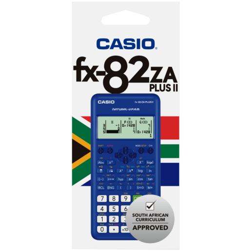 Casio FX-82 ZA Plus ll Blue Scientific Calculator 