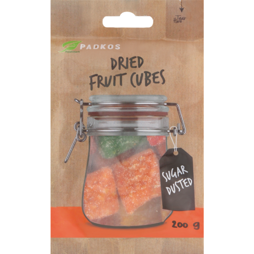 Padkos Dried Fruit Cubes 200g