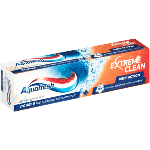 Aquafresh Extreme Clean Toothpaste With Micro-Crystals 75ml