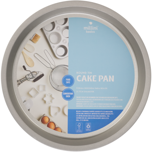 Millini Round Tin Cake Pan 21.7cm x 21.7cm