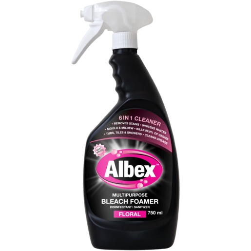 Albex Floral Multipurpose Bleach Foamer Spray 750ml