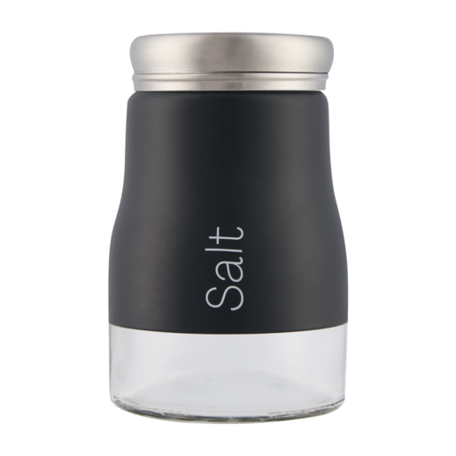 Black Vintage Glass Salt or Pepper Shaker 9.5cm (Assorted Item - Supplied at Random)