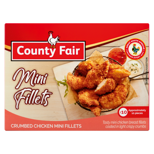 County Fair Frozen Crumbed Chicken Mini Fillets 400g