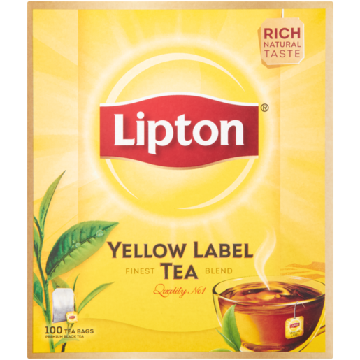Lipton Yellow Label Tea Bags 100 Pack