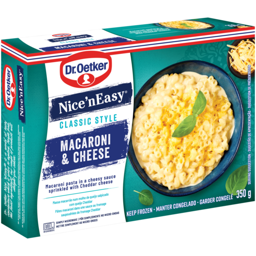 Dr. Oetker Frozen Nice ‘n Easy Classic Mac & Cheese Pasta Dish 350g