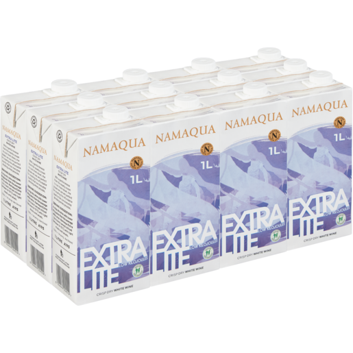 Namaqua Extra Lite White Wine Boxes 12 x 1L
