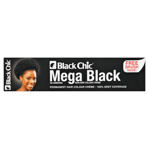 Black Chic Mega Black Permanent Hair Colour 28ml | Hair Colourants & Dyes |  Hair Care | Health & Beauty | Shoprite ZA
