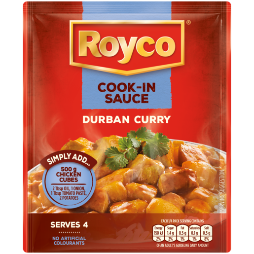 Royco Durban Curry Instant Cook-In-Sauce Pack 38g