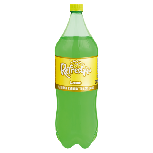 Refreshhh Lemon Flavoured Soft Drink 2L