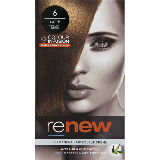 Renew Latte Very Light Brown 6 Permanent Hair Colour Créme 50ml