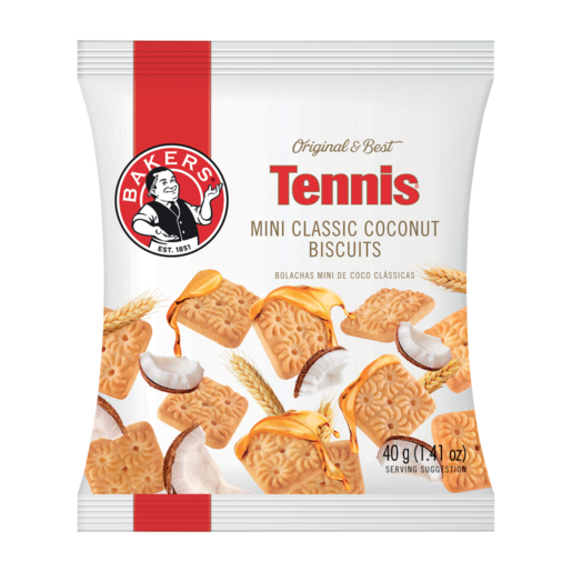 Bakers Tennis Mini Classic Coconut Biscuits 40g