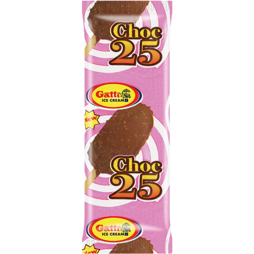Gatti Ice Cream Choc 25 Ice Cream Stick 75ml