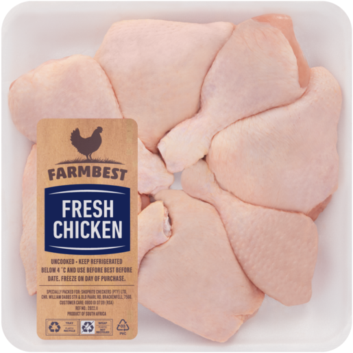 Farmbest Fresh Chicken Thighs & Drumsticks Per kg