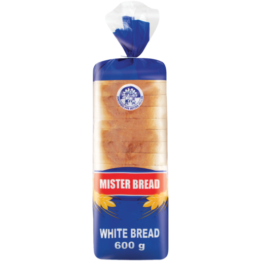 Mister Bread Sliced White Bread Loaf 600g