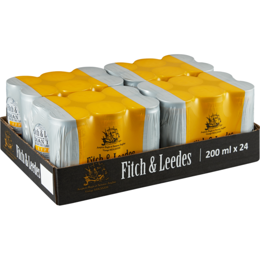 Fitch & Leedes Indian Tonic Lite Cans 24 x 200ml